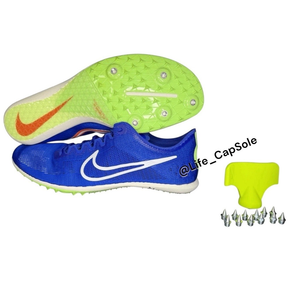 Men's 10 Nike Zoom Mamba 6‎ Track & Field Racer Blue Spikes DR2733-400 New